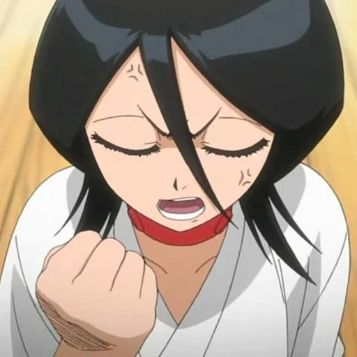 🪭 Стикер «Rukia Kuchiki Рукия Кучики» для Telegram