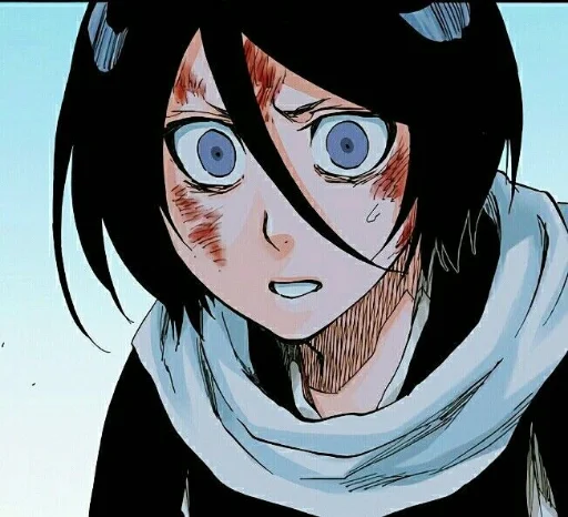 🪭 Стикер «Rukia Kuchiki Рукия Кучики» для Telegram