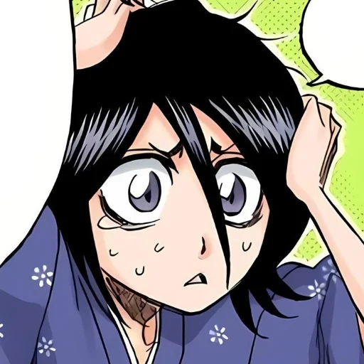 🪭 Стикер «Rukia Kuchiki Рукия Кучики» для Telegram
