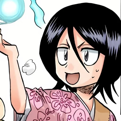 🪭 Стикер «Rukia Kuchiki Рукия Кучики» для Telegram
