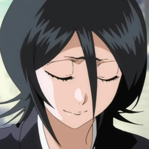 🪭 Стикер «Rukia Kuchiki Рукия Кучики» для Telegram