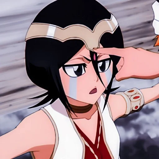 🪭 Стикер «Rukia Kuchiki Рукия Кучики» для Telegram