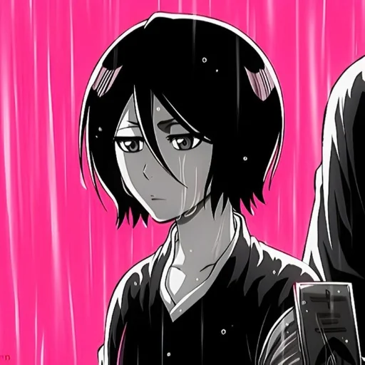 🪭 Стикер «Rukia Kuchiki Рукия Кучики» для Telegram