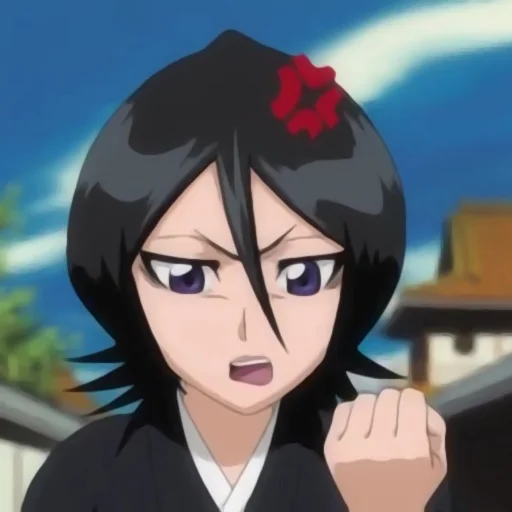 🪭 Стикер «Rukia Kuchiki Рукия Кучики» для Telegram