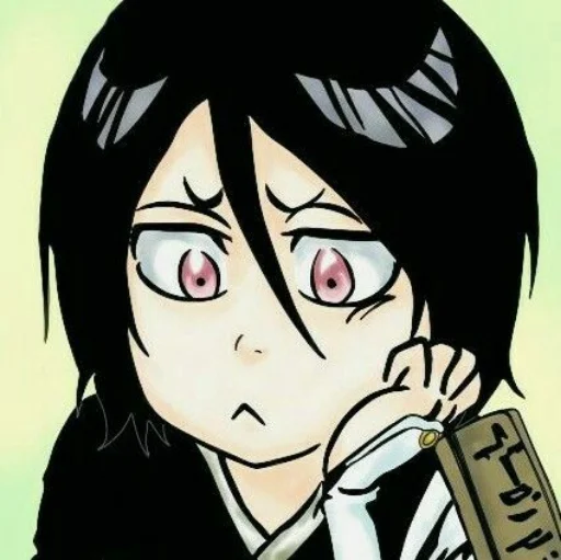 🪭 Стикер «Rukia Kuchiki Рукия Кучики» для Telegram