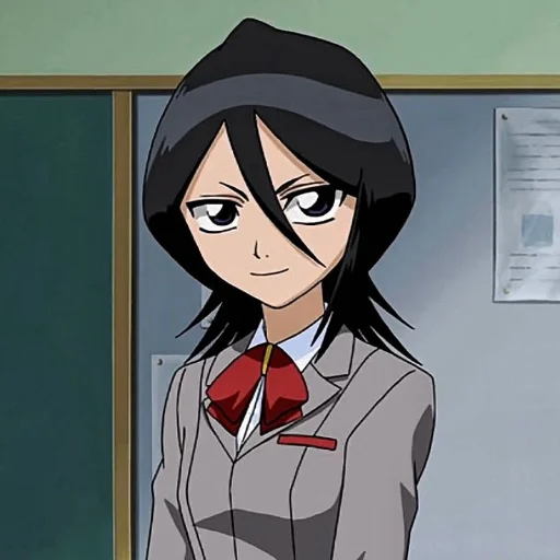 🪭 Стикер «Rukia Kuchiki Рукия Кучики» для Telegram
