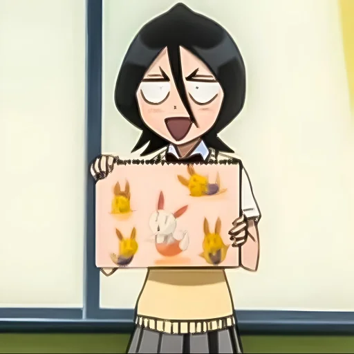 🪭 Стикер «Rukia Kuchiki Рукия Кучики» для Telegram