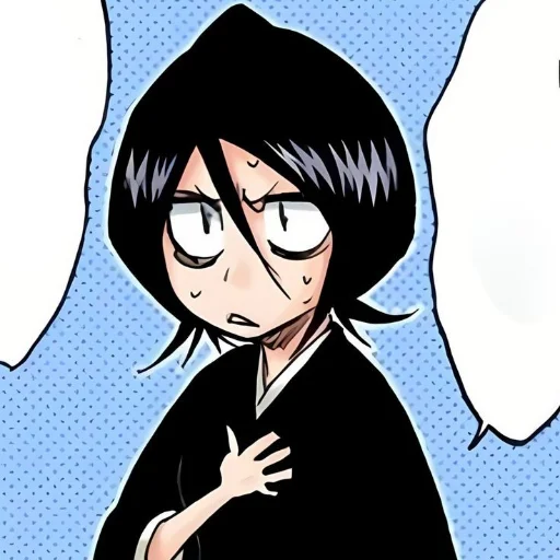 🪭 Стикер «Rukia Kuchiki Рукия Кучики» для Telegram
