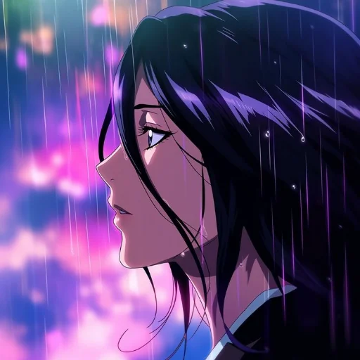 🪭 Стикер «Rukia Kuchiki Рукия Кучики» для Telegram