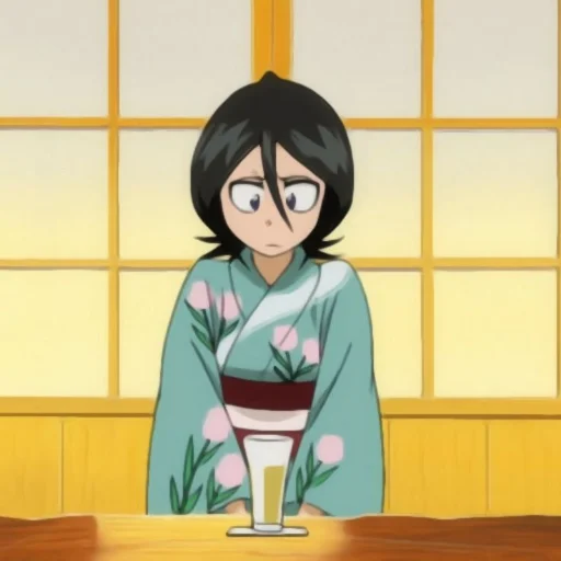 🪭 Стикер «Rukia Kuchiki Рукия Кучики» для Telegram