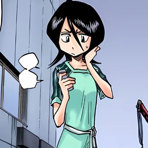 🪭 Стикер «Rukia Kuchiki Рукия Кучики» для Telegram