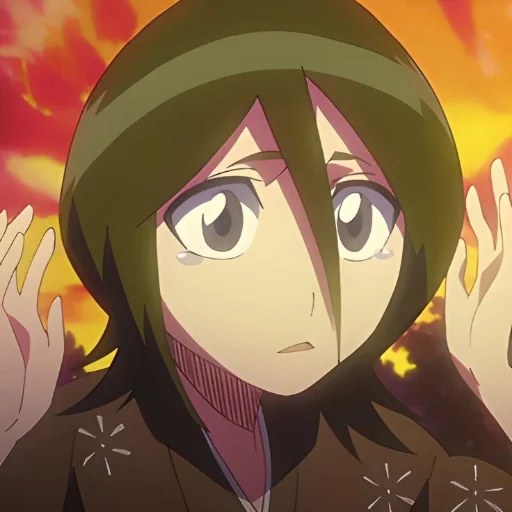 🪭 Стикер «Rukia Kuchiki Рукия Кучики» для Telegram