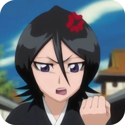 😡 Стикер «Rukia Kuchiki» для Telegram