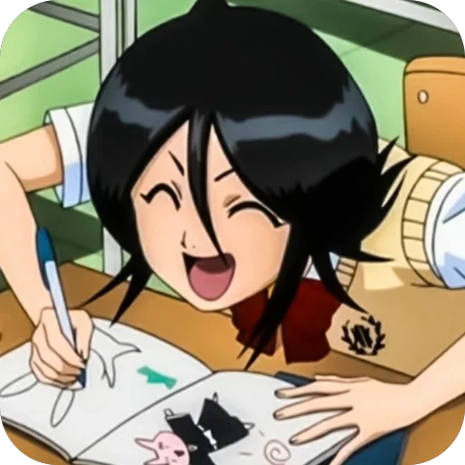 😁 Стикер «Rukia Kuchiki» для Telegram