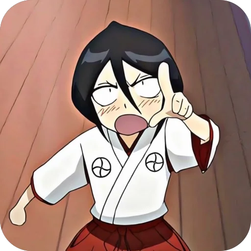 ☺️ Стикер «Rukia Kuchiki» для Telegram