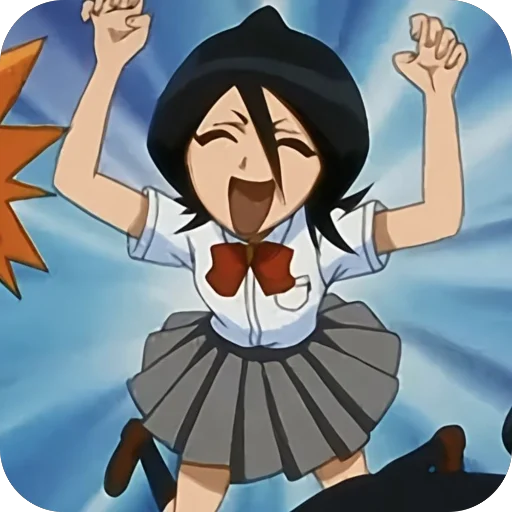 🥳 Стикер «Rukia Kuchiki» для Telegram