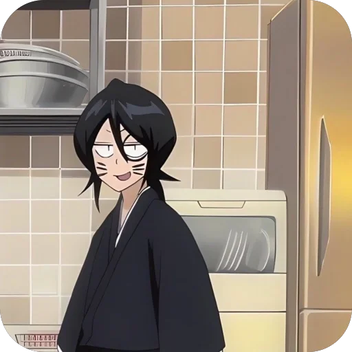 😺 Стикер «Rukia Kuchiki» для Telegram