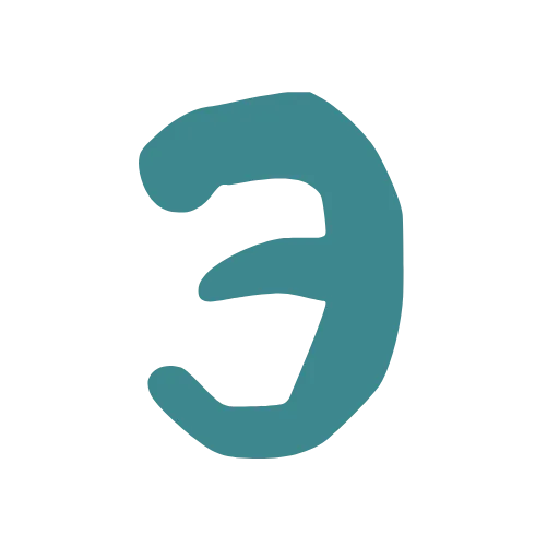 🔤 Эмодзи «Рукописный бирюзовый шрифт» для Telegram