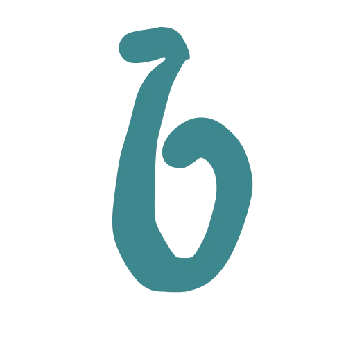 🔤 Эмодзи «Рукописный бирюзовый шрифт» для Telegram