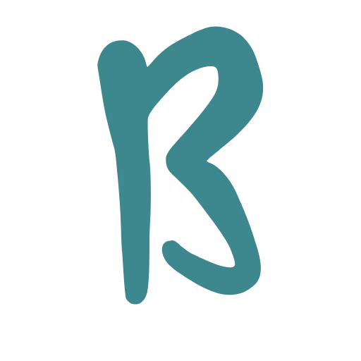 🔤 Эмодзи «Рукописный бирюзовый шрифт» для Telegram