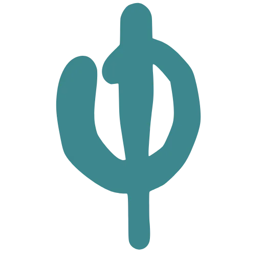 🔤 Эмодзи «Рукописный бирюзовый шрифт» для Telegram