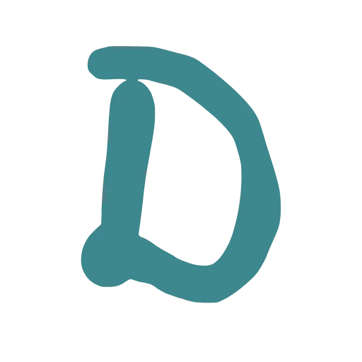 🔤 Эмодзи «Рукописный бирюзовый шрифт» для Telegram