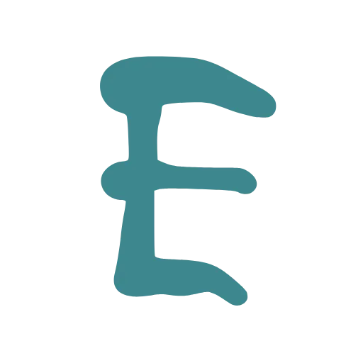 🔤 Эмодзи «Рукописный бирюзовый шрифт» для Telegram