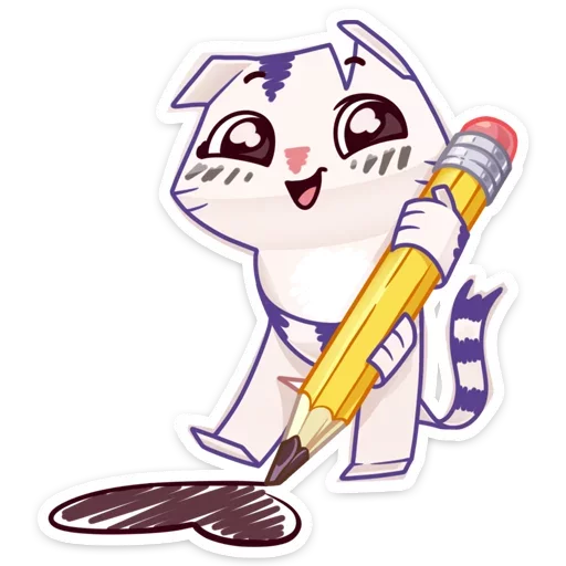 ❤ Стикер «Бумажный тигр Руммка» для Telegram