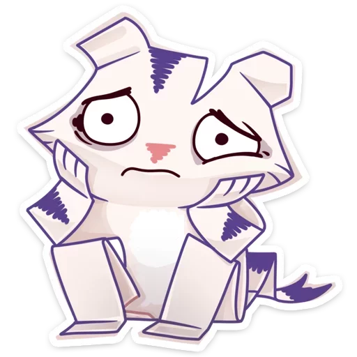 ☹ Стикер «Бумажный тигр Руммка» для Telegram