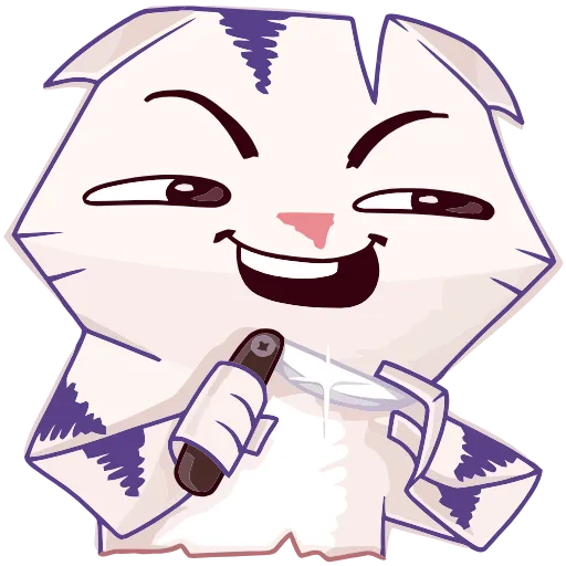 😏 Эмодзи «Бумажный тигр Руммка» для Telegram