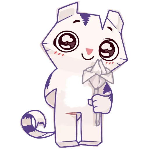 🌷 Эмодзи «Бумажный тигр Руммка» для Telegram