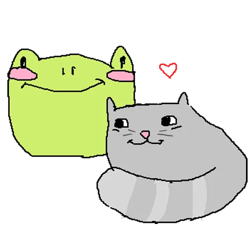 🤍 Стикер «cursed frog Runta!! (runtadesu)» для Telegram