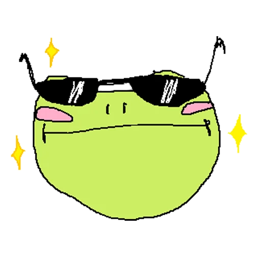 😎 Стикер «cursed frog Runta!! (runtadesu)» для Telegram