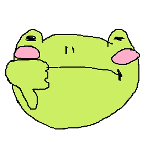 👎 Стикер «cursed frog Runta!! (runtadesu)» для Telegram