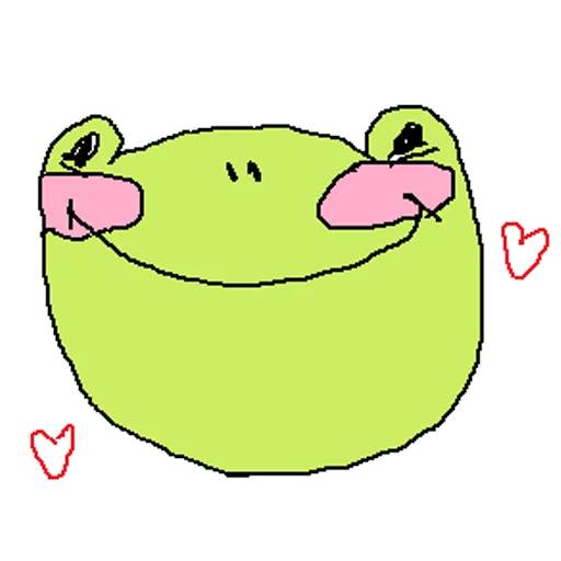 ☺️ Стикер «cursed frog Runta!! (runtadesu)» для Telegram