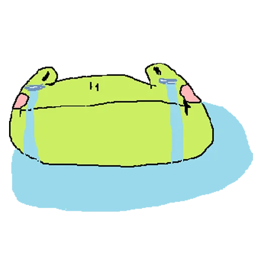 😭 Стикер «cursed frog Runta!! (runtadesu)» для Telegram