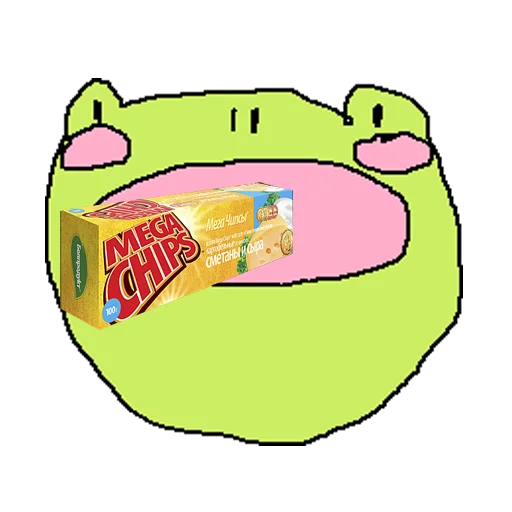 🍟 Стикер «cursed frog Runta!! (runtadesu)» для Telegram