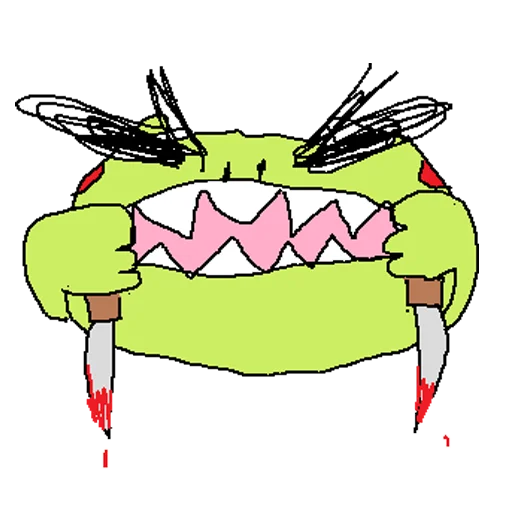 😡 Стикер «cursed frog Runta!! (runtadesu)» для Telegram