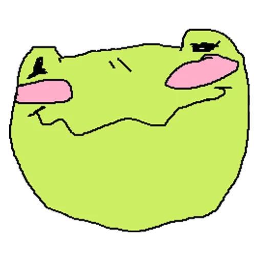 🥴 Стикер «cursed frog Runta!! (runtadesu)» для Telegram