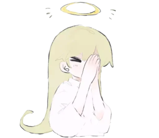 👼 Стикер «cute chibi» для Telegram