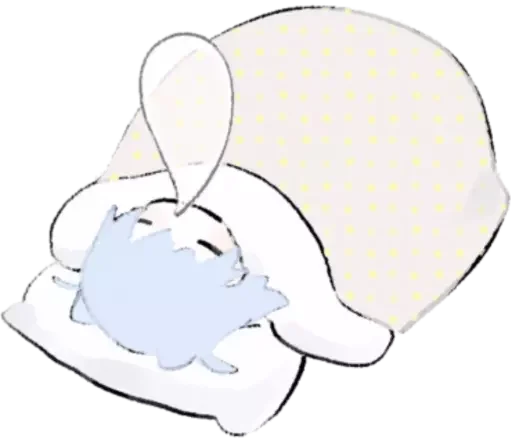 😴 Стикер «cute chibi» для Telegram
