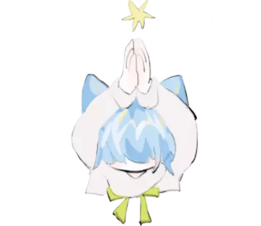 🙏 Стикер «cute chibi» для Telegram