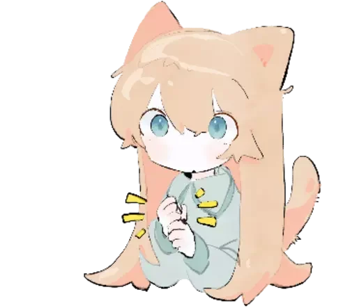 🤔 Стикер «cute chibi» для Telegram