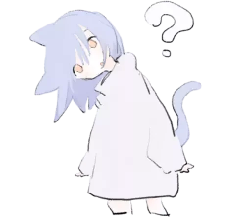 🤔 Стикер «cute chibi» для Telegram