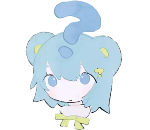 🧐 Стикер «cute chibi» для Telegram