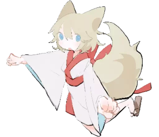 👊 Стикер «cute chibi» для Telegram