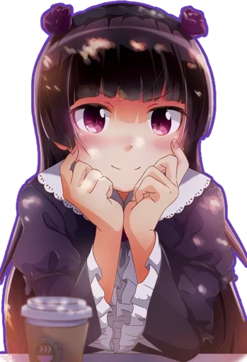 😊 Стикер «Ruri Gokou» для Telegram