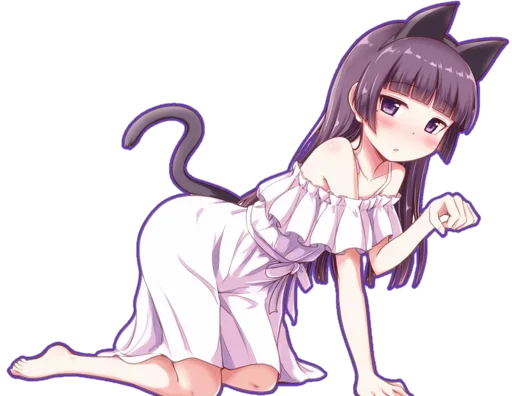 🐈 Стикер «Ruri Gokou» для Telegram