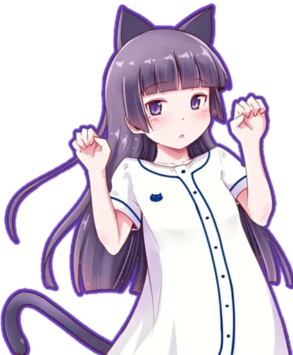 🐈 Стикер «Ruri Gokou» для Telegram