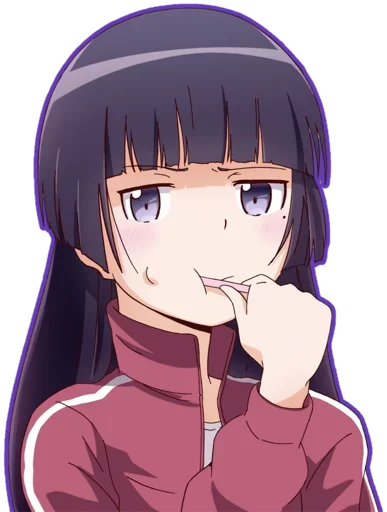 🥹 Стикер «Ruri Gokou» для Telegram